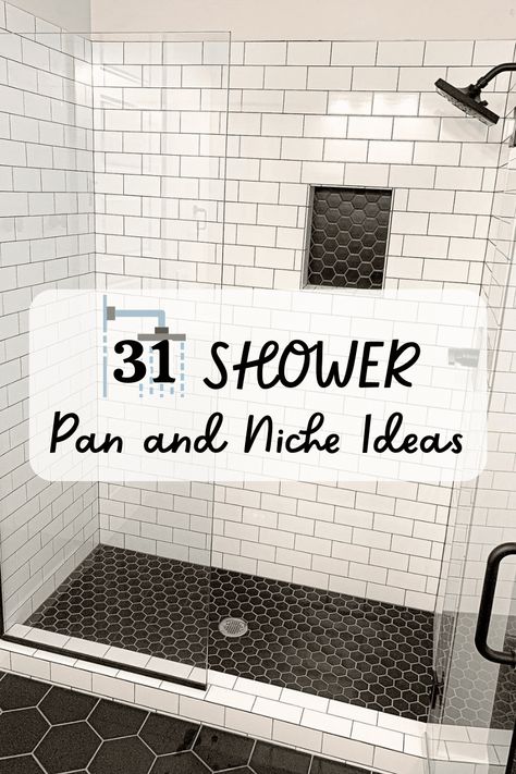 An important consideration when designing your shower is how you want to accent it. There are many shower pan and niche ideas to help take your bathroom to Rum, Design, Decoration, Shower Over Bath, Shower Ideas Bathroom, Bath To Shower Conversion, Small Shower Remodel, Shower Remodel, Shower Ideas