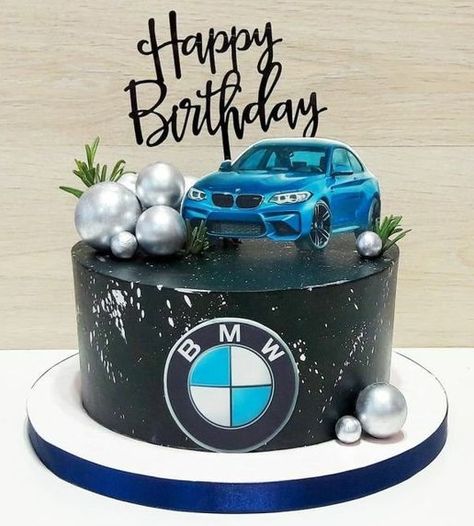 Birthday Cake For Brother, Birthday Cakes For Men, Happy Birthday Cakes, Birthday Cake For Him, Cake For Boyfriend, Birthday Cake Kids, Boy Birthday Cake, Cake Designs For Boy, Car Cakes For Boys