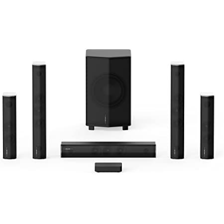 Enclave CineHome PRO - 5.1 Wireless Plug and Play Home Theater Surround Sound System - THX, Dolby, DTS WiSA Certified - Includes 5 Active Wireless Speakers, 10-inch Subwoofer & CineHub Transmitter Sony Home Theatre, Stereo System, Wireless Home Theater System, System, Wireless Home Theater, Enclave, Wireless Audio, Audio Rack, Audio Room