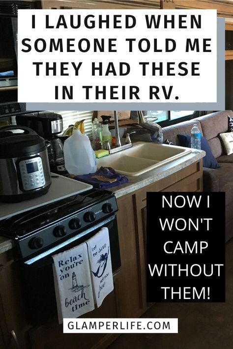 Rving Ideas Rv Camping, We’re The Millers, Travel Trailer Organization, Zelt Camping, Camper Diy, Camper Trailer Remodel, Camper Organization, Rv Camping Tips, Travel Trailer Camping