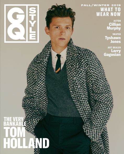 Tom Holland Covers the Fall 2019 Issue of GQ Style | GQ Tom Holland Peter Parker, Tommy Boy, Carter Smith, Young Celebrities, Gq Mens Style, Peter Parker, Tom Holland, British Actors, Abercrombie Men