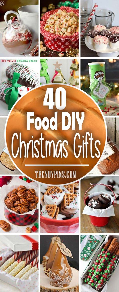 Crafts, Winter, Homemade Christmas Gifts Food, Food Gifts For Christmas, Baked Goods For Christmas Gifts, Christmas Food Gifts, Xmas Food Gifts, Christmas Food Crafts Gifts, Diy Christmas Gifts Food