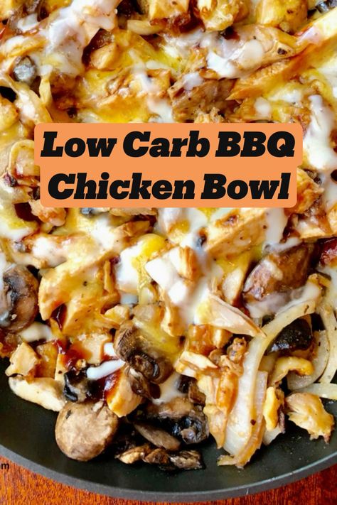 15min · 4 servings

Low carb bbq chicken thighs make a delicious entree ready in about 30 minutes. Serve this diabetic friendly bbq bowl over sautéed peppers and onions for a satisfying meal the whole family will love!

▢ 1 teaspoon olive oil
 • ▢ 1 medium onion thinly sliced
 • ▢ 5 boneless, skinless chicken thighs
 • ▢ ⅓ cup lower carb BBQ sauce
 • ▢ ½ cup shredded cheese Meals, Diet Recipes, Low Carb Recipes, Healthy Recipes, Recipes, Low Carb, Satisfying Food, Bbq Chicken, Carbs