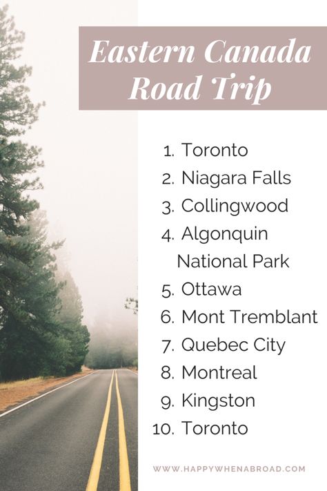 Eastern Canada Road Trip - The best Itinerary for an Epic Road Trip