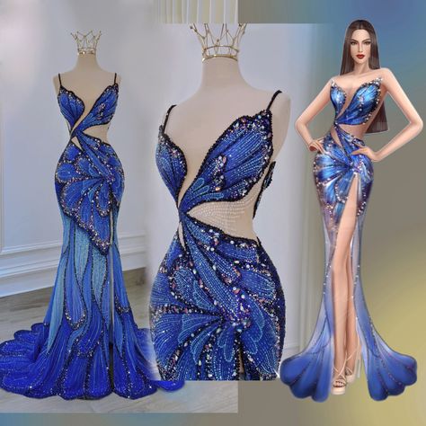 Caylee Cowan dazzles in Vietnamese designer's gown at Cannes Couture, Haute Couture, Gowns, Exotic Dress, Miss Universe Dresses, Pagent Dresses, Gala Dresses, Gala Gowns, Pageant Gowns