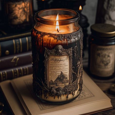 horror candle aesthetic Halloween, Ideas, Scary Halloween, Witch, Fotografia, Deko, Magic Aesthetic, Gothic Candles, Scary Decorations