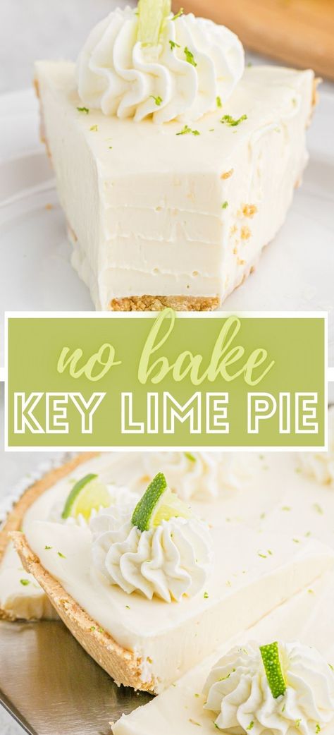 Dessert, Snacks, Desserts, Cake, Cheesecakes, Key Lime Pie Cream Cheese, Key Lime Pie Recipe With Cream Cheese, Key Lime Pie With Cream Cheese Recipe, Key Lime No Bake Pie