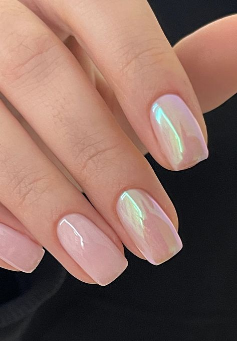 15 Best Glazed Nails to Inspire You Nail Designs, Luxury Nails, Trendy Nails, Classy Nails, Neutral Nails, Matte Nails Design, Chrome Nails Designs, Chrome Nails, Nail Colors