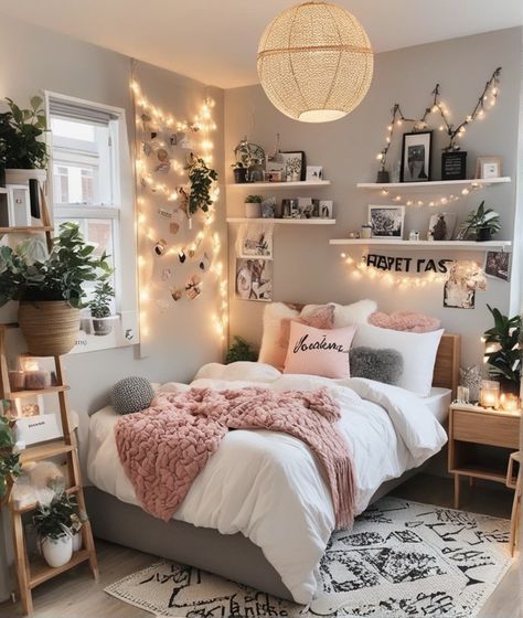Teen Room Decor Small Rooms, Room Decor Ideas For Teens, Teen Bedroom Decor Ideas For Small Rooms, Bedroom Decor Ideas For Teenage Girl, Teenage Room Decor, Cute Room Decor For Teens, Room Decor Bedroom Teenage, Teen Bedroom Decor Ideas, Room Ideas For Small Rooms