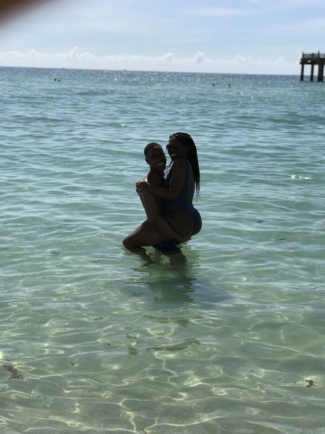 Young black couple at the beach in miami ig: tyrafromdablock Couple Beach Pictures, Couple Beach Photos, Couple Beach, Beach Photos, Couples Vacation, Beach Pictures, Dancing In The Rain, Couples Jamaica, Couple Pictures