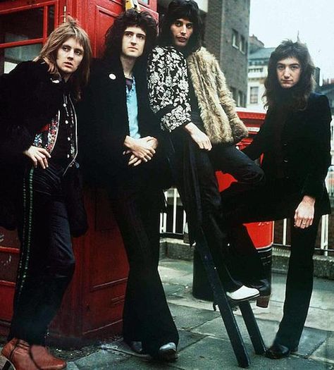 Queen have been a worldwide rock institution for so long that it’s strange to think of the day that EMI Records launched them, but that date was 42 years ago exactly. After signing with the label in November 1972, the month the band started work on a debut album during “down time” at Trident Studios, Queen played their first gig after pacting with the record company at the Marquee Club in London on Monday, April 9, 1973. Rock Bands, Stevie Nicks, Beatles, Freddie Mercury, John Deacon, Elton John, David Bowie, Brian May, Fleetwood Mac