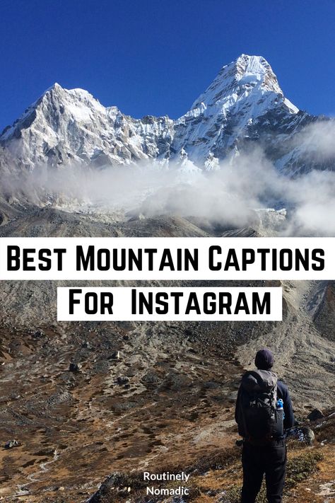 Colorado, Instagram, Bora Bora, Hiking Quotes, Hiking Captions For Instagram Nature, Lake Captions, Adventure Captions, Travel Captions, Mountain Top Quotes