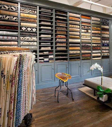 Analisse Taft's first textile line.  {via Remodelista} Open Wardrobes, Furniture Design, Industrial Furniture, Home Décor, Vintage Industrial, Industrial Style, Interior, Open Closets, Closet Space