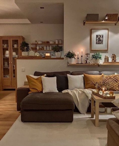 Interior Design, Apartment Living, Sofa, Inredning, Sala, Interieur, Cozy Interior Design, Home Living Room, Arredamento