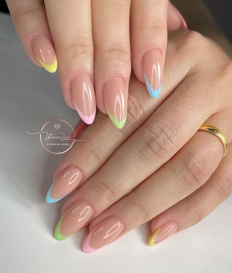 65 Cute 2023 Nail Colors to Inspire You Nail Art Designs, Nail Designs, Summery Nails, Cute Acrylic Nails, Trendy Nails, Uñas, Nails Inspiration, Cute Nails, Nail Colors