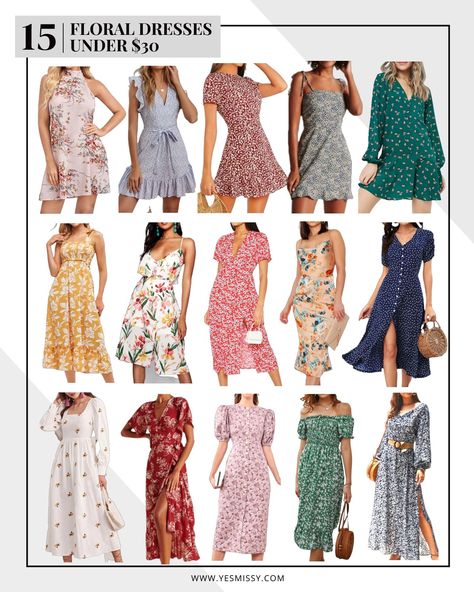 Wardrobes, Dresses, Summer, Brunch, Floral, Ideas, Summer Dresses, Outfits, Floral Shift Dress
