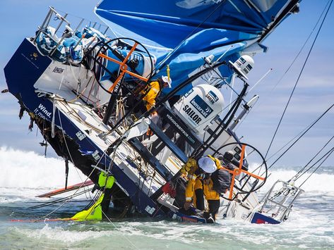 How to Repair a $6M Racing Yacht You Sailed Into a Reef | WIRED Dinghy, Catamaran, Gotland, Auto, Volvo Ocean Race, Volvo, Sail Racing, Racing, Boat