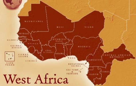 Map of West Africa Africa, Country, List Of Countries, African Countries List, West African Countries, West Africa, African States, Central African, African Countries
