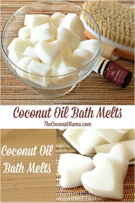 Bath Bombs, Bath, Coconut Oil Bath, Bath Oils, Homemade Bath Products, Homemade Coconut Oil, Bath Salts, Bath Melts Recipe, Homemade Bath Melts
