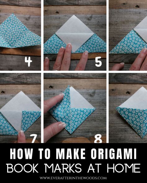 Origami, Diy, Origami Bookmark, Origami Bookmark Corner, Origami Bookmarks, Paper Bookmarks, Book Origami, Bookmark Craft, How To Make Bookmarks