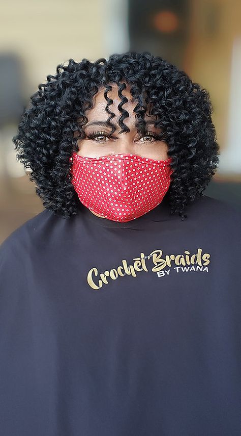 Curly Styles | CrochetBraidsbyTwana Inspiration, Ideas, Crochet Braids, Crochet, Cornrows, Nice, Human Hair Crochet Braids, Curly Crochet Braids, Crochet Curly Hairstyles