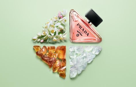 PRADA Reveals Paradoxe Fragrance, Perfume, Products, Floral, Perfume Ad, Perfume Packaging, Perfume Recipes, Cosmetics, Scents