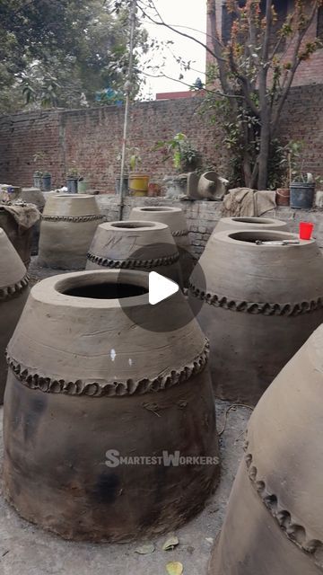 802K views · 15K likes | Smartest Workers on Instagram: "The Making of Traditional Tandoor Ovens" Art, Instagram, Tandoor Oven, Oven, Stone, Art Stone