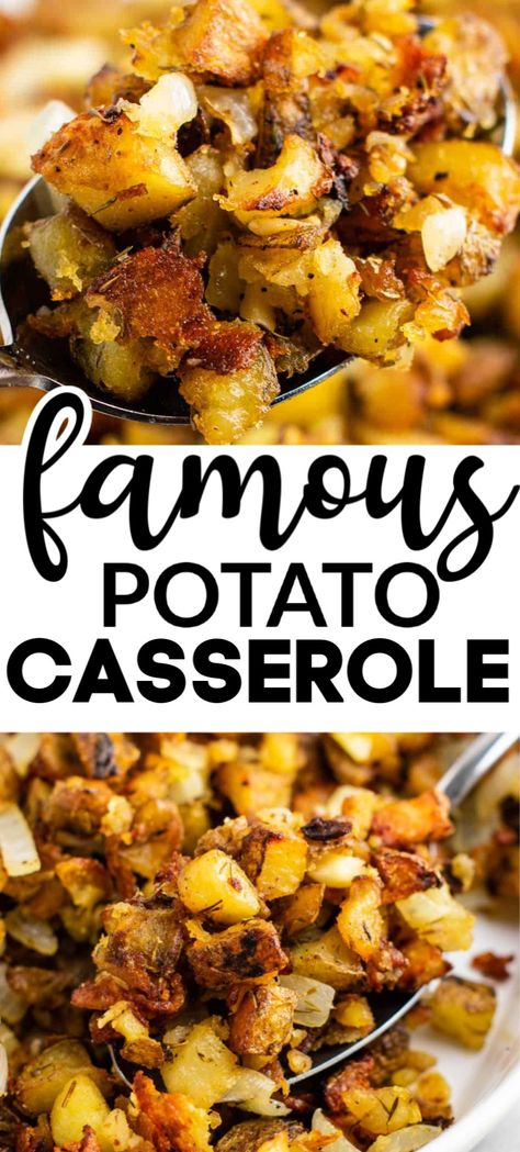 Snacks, Casserole, Casserole Recipes, Ideas, Potato Casserole, Breakfast Potato Casserole, Potato Cassarole, Easy Casserole Recipes, Crispy Potatoes