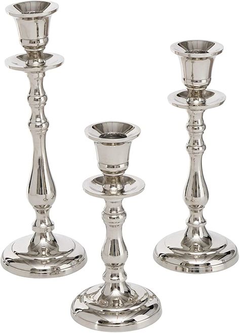 Candle Holders, Vintage, Design, Tall Candlesticks, Candle Holder Set, Candlestick Holders, Decorative Taper Candles, Silver Candlesticks, Candlesticks