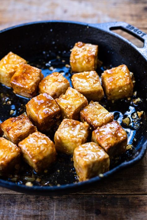 Honey Mustard Tofu, Autumnal Dinner, Honey Tofu, Honey Garlic Tofu, Garlic Tofu, Tofu Sauce, Tonights Dinner, Sweet Fries, Healthy Turkey Recipes