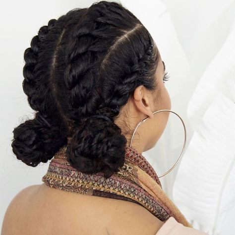 8 Natural Hairstyles Bringing the Heat this Summer | NaturallyCurly.com Cornrows, Protective Styles, Plait Styles, Braided Hairstyles, Flat Twist, Marley Twists, Dreadlocks, Twist Hairstyles, Flat Twist Hairstyles