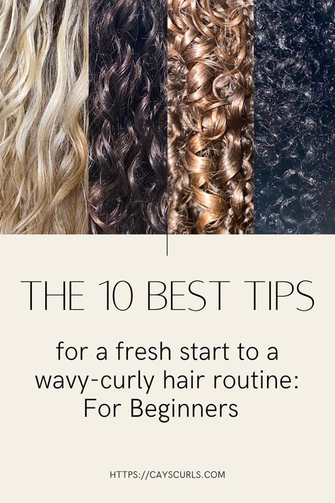 10 tips for a fresh start to a curly girl routine. First things you should know before you transition Fitness, Naturally Curly, Diy, Waves, Hair Maintenance Tips, Enhance Natural Curls, Dry Curly Hair, Hair Rehab, Curly Hair Care