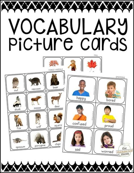 Find 10 fun vocabulary activities that you can try with our set of 500 vocabulary picture cards! Pre K, Vocabulary Picture Cards, Vocabulary Cards, Vocabulary Activities, Vocabulary Building, Vocabulary Instruction, Language Learners, Vocabulary Development Activities, Vocabulary Development