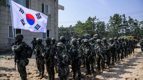 South Korea’s military has a new enemy: Population math | CNN K Pop, Art, North Korean, South Korea, North Korea, Military Service, Troops, Namsan Tower, Korean Military