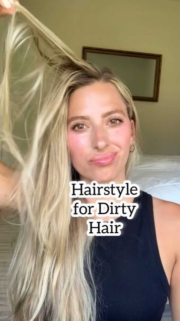 Casual, Ideas, Instagram, Up Dos, Hair Styles For Dirty Hair Quick, Easy Hairstyles Quick, Easy Updos For Long Hair, Greasy Hair Hairstyles, Easy Hairstyles For Long Hair