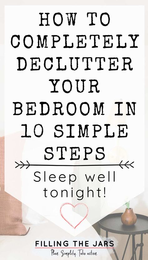 Design, Diy, Wardrobes, Organisation, Home Décor, Decoration, Interior, How To Declutter Your Bedroom, How To Declutter Your Bedroom Checklist