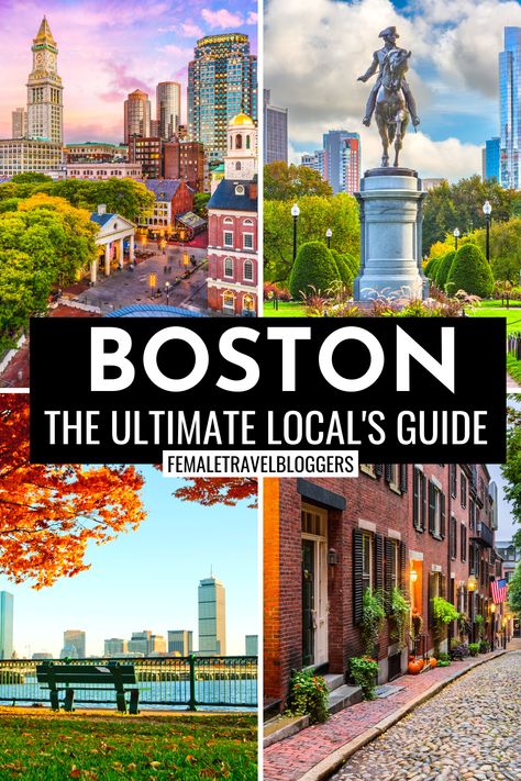 The ultimate local's guide to Boston! Canada, England, Boston Travel Guide, Boston Vacation, Boston Travel, Boston Tourist Attractions, Usa Travel Guide, Destinations Usa, Boston Things To Do