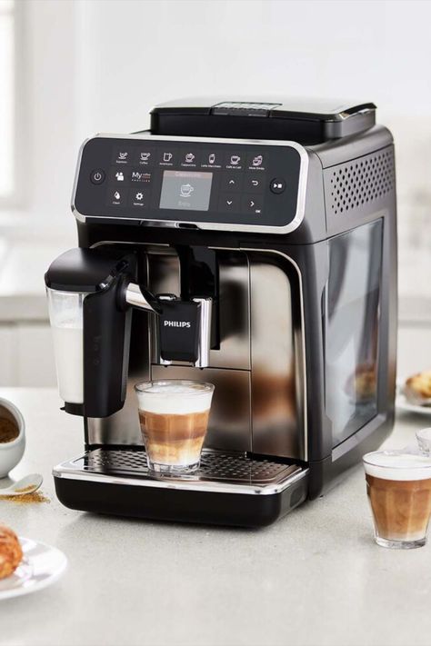 What's your morning routine? Make a great cup of coffee at home with Philips 4300 Fully Automatic Espresso Machines—it only takes the touch of a button. Phuket, Fruit, Ideas, Coffee Machine, Design, Automatic Espresso Machine, Best Espresso Machine, Espresso Machine, Coffee Maker Machine