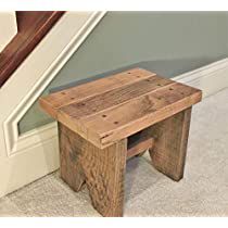 Check this out! Home Décor, Decoration, Ohio, Barn Wood, Wood Bench, Wood Stool, Wooden Stools, Reclaimed Hardwood, Wooden Step Stool