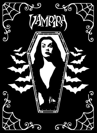 Vampira Poster Black And White, Edgy Vibes, Arte Zombie, Creepy Horror, Horror Monsters, Gothic Rock, Gothic Horror, Classic Monsters, Vintage Horror