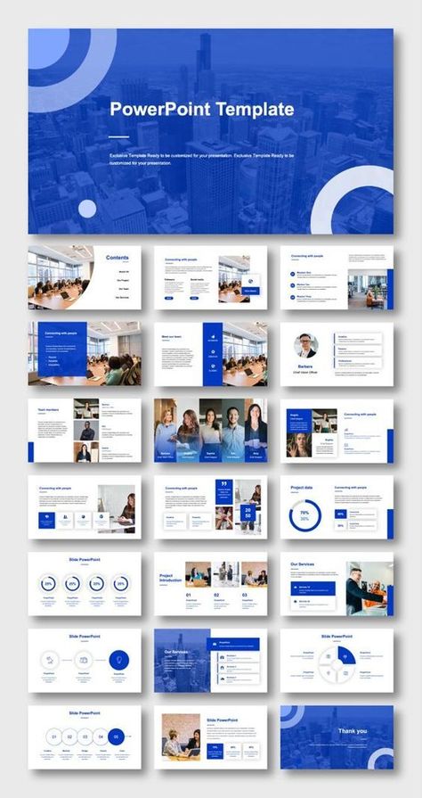 Presentation Templates, Business Company, Powerpoint 2010, Powerpoint, Business, Corporate, Service Projects, Preview, My Account Page