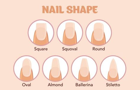 How to Get Perfect Nail Shape: Here are some tips on styling and getting the best nail shape. Keep reading. Kylie Jenner, Diy, Types Of Nails Shapes, Brittle Nails, Types Of Nails, Different Nail Shapes, Different Types Of Nails, Oval Shaped Nails, Round Shaped Nails