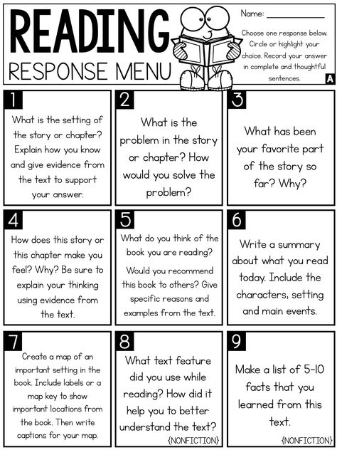 5th Grade Reading Comprehension Passages, Reading Questions For Any Book, Fifth Grade Reading Comprehension, Third Grade Reading List, Third Grade Reading Comprehension, 4th Grade Reading Comprehension Passages, Reading Comprehension Questions, Second Grade Reading Comprehension, Fourth Grade Reading Comprehension
