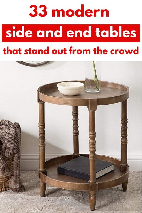 Tables, Boho, Diy, Small Side Tables, Tall Side Table, Small End Tables, Small Side Table Decor, Side Table Decor Living Room, Small Occasional Table