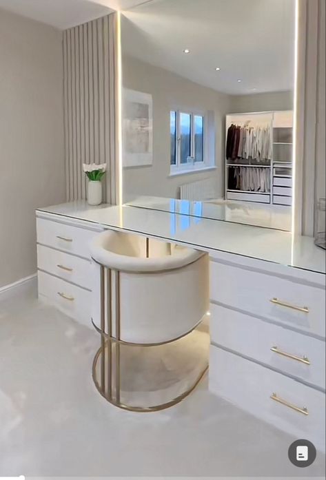 Ikea, Dressing Table, Wardrobes, Spare Bedroom Dressing Room Ideas, Spare Room Dressing Room Ideas, Ikea Dressing Room, Wardrobe Room, Vanity In Bedroom, Small Dressing Rooms