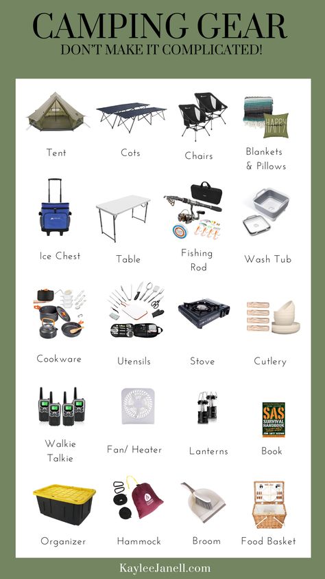 If you are tired of seeing camping travel essentials lists that are a mile long, you are not alone. I read them all and came up with a new list that I believe covers all the areas of camping and what is actually essential. Plus I found kits that make organization easier and found a tote that makes storing and transporting a breeze! #camping #travelpacking #campsetup #outside Organisation, Glamping, Camping, Camping Supplies, Camping Gear, Camper, Camping Pack List, Camping Packing List, Camping Trip Packing List