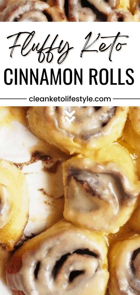 These Keto Cinnamon Rolls are our "keto-fied" version of classic, home-style cinnamon rolls. They’re fluffy, soft, and topped with the most amazing brown butter icing you ever tasted! These rolls are keto, low-carb, gluten-free, and grain-free! There is nothing better than a warm cinnamon roll straight out of the oven? It's pure deliciousness! Low Carb Recipes, Ketogenic Diet, Gluten Free, Snacks, Keto Cinnamon Rolls, Quick Cinnamon Rolls, Keto Breakfast, Cinnamon Buns, Sourdough Cinnamon Rolls