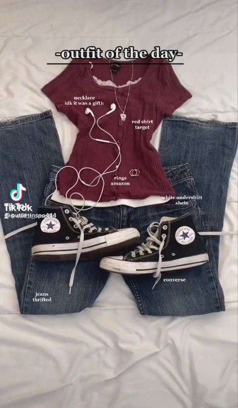back to school fits | fall outfits | converse outfit | laced cami | flared jeans Grunge Outfits, Jeans, Outfits, Trendy Outfits, Outfits With Converse, Really Cute Outfits, Cute Casual Outfits, Swaggy Outfits, Cool Outfits