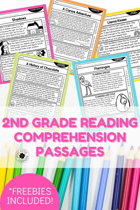 Inspiration, Literacy, Ideas, Elementary Reading, Little Learners, Free Reading, 2nd Grade Reading Passages, Reading Passages, Elementary Reading Comprehension