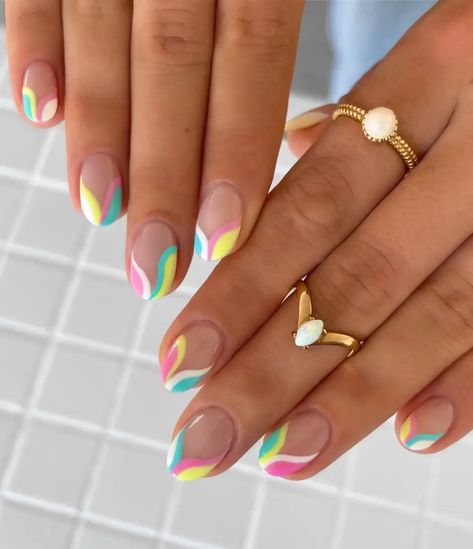 Embrace the new season with these trending spring nail art ideas! From pastel hues to playful French tip designs, discover the perfect inspiration for your spring manicure. Nail Designs, Nail Art Designs, Cute Nails, Pretty Nails, Chic Nails, Cute Acrylic Nails, Nails Inspiration, Cute Gel Nails, Maquiagem